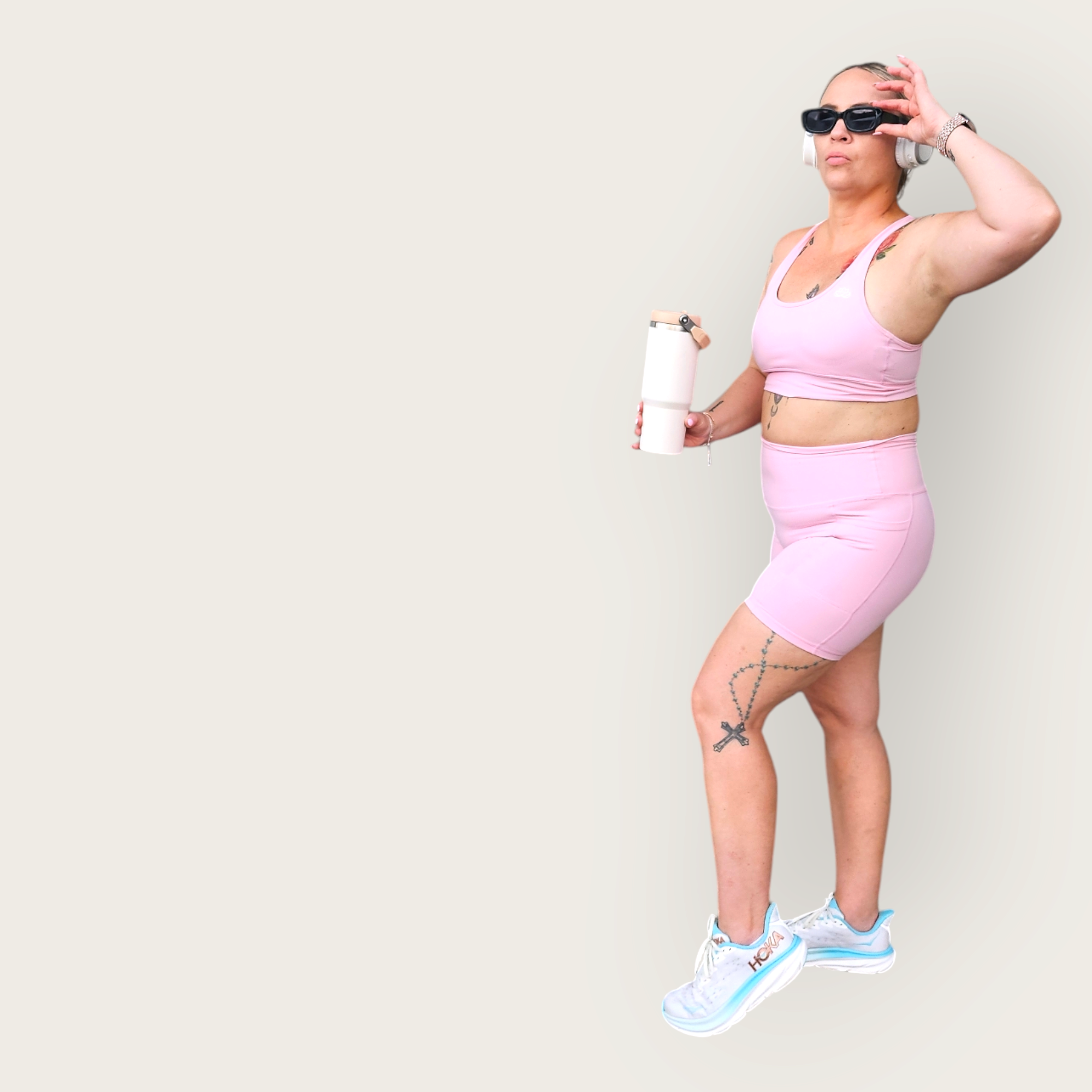 REDUCED PRICE Original Logo Bubblegum Pink Crop