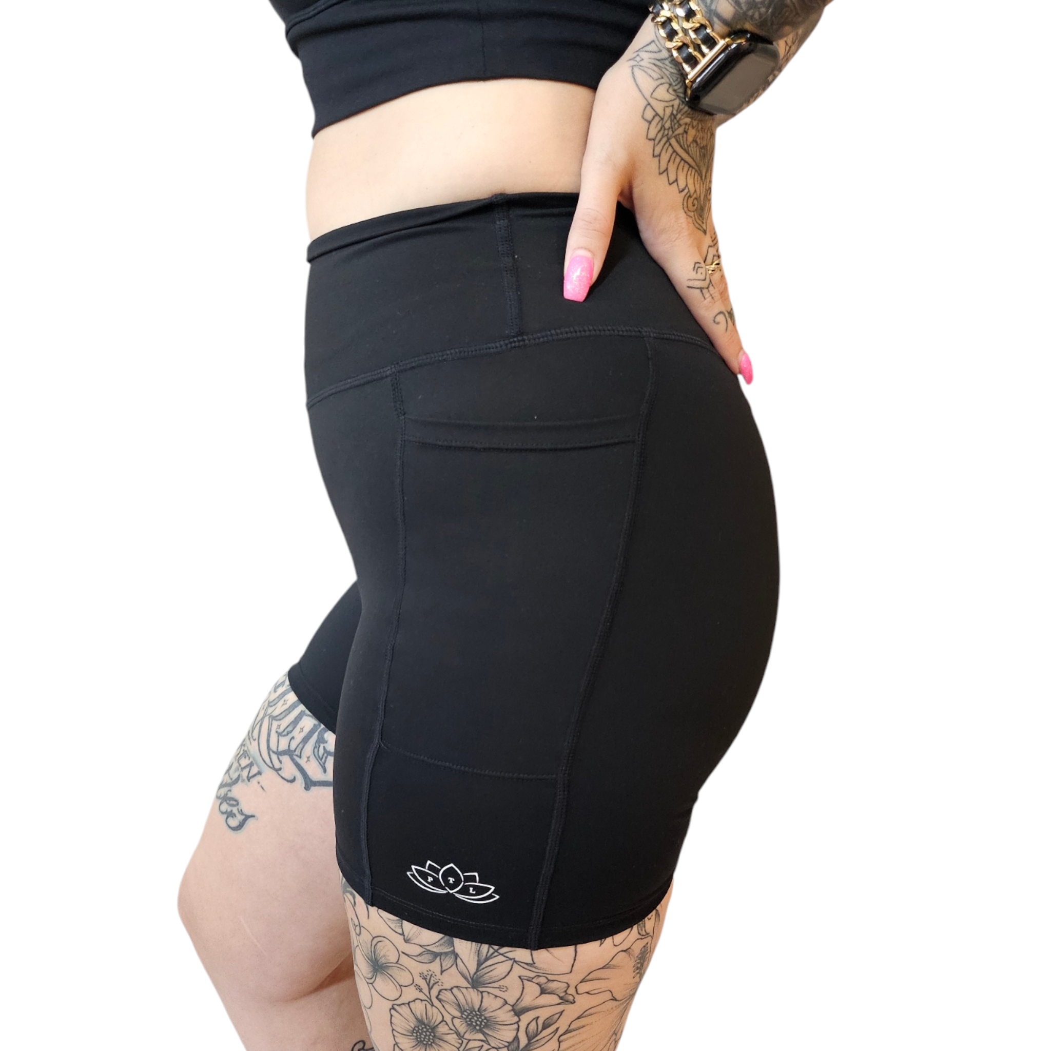 Luxe Licorice Invisible Scrunch with Pockets