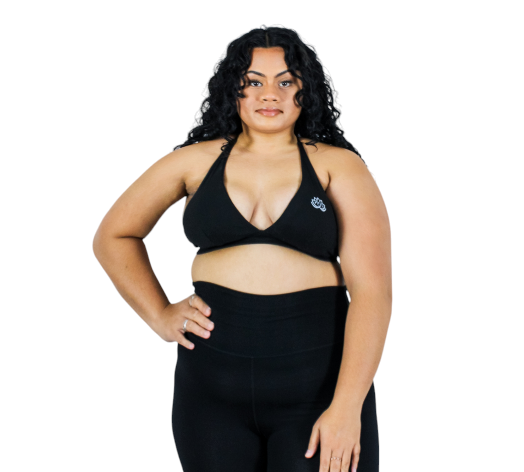 Sleek Luxe Licorice V-Line crop