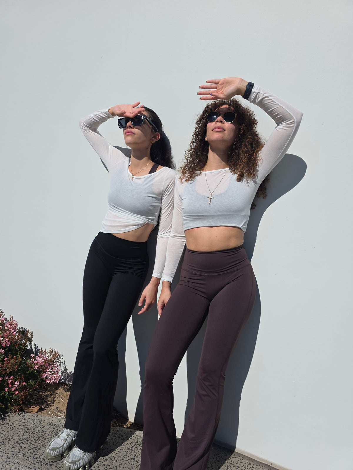 White Lotus Long Sleeve Sheer