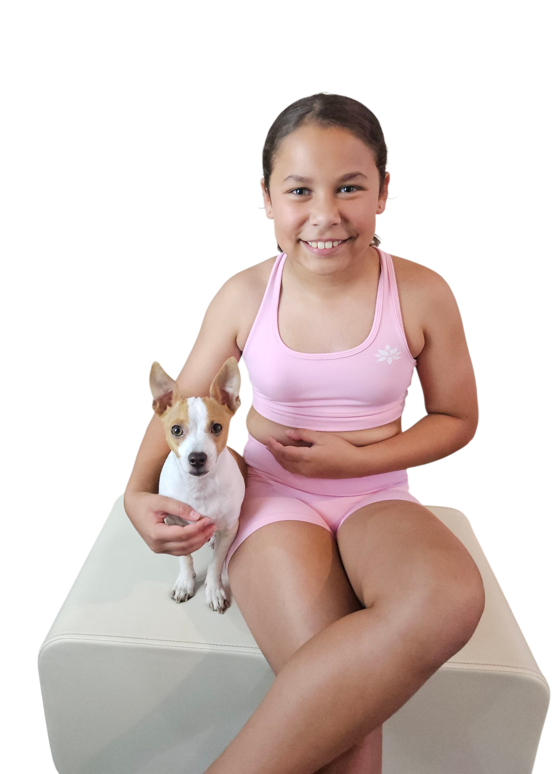 Bubblegum Pink Kids Crops