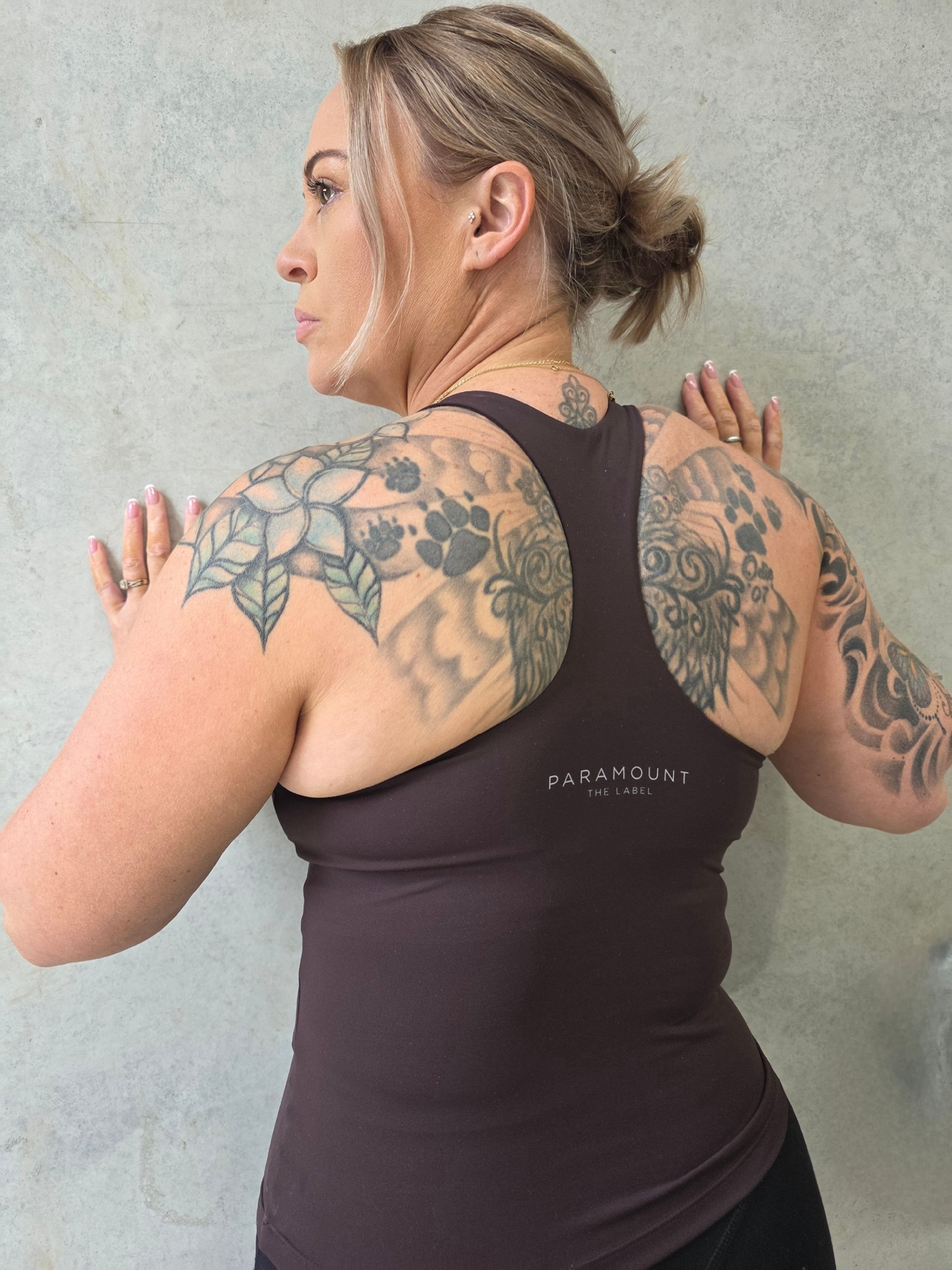 Chocolate Racerback Tank