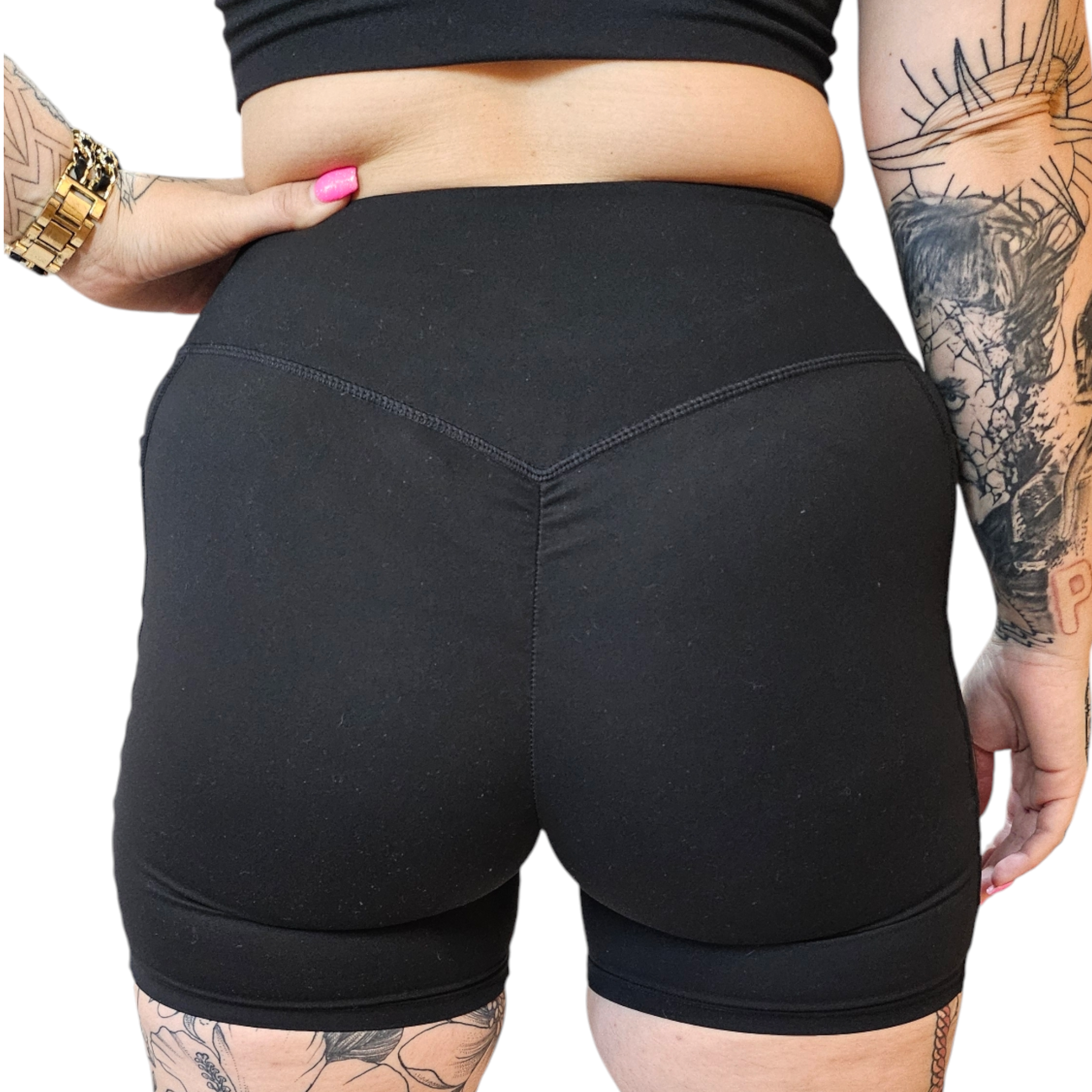 Luxe Licorice Invisible Scrunch with Pockets