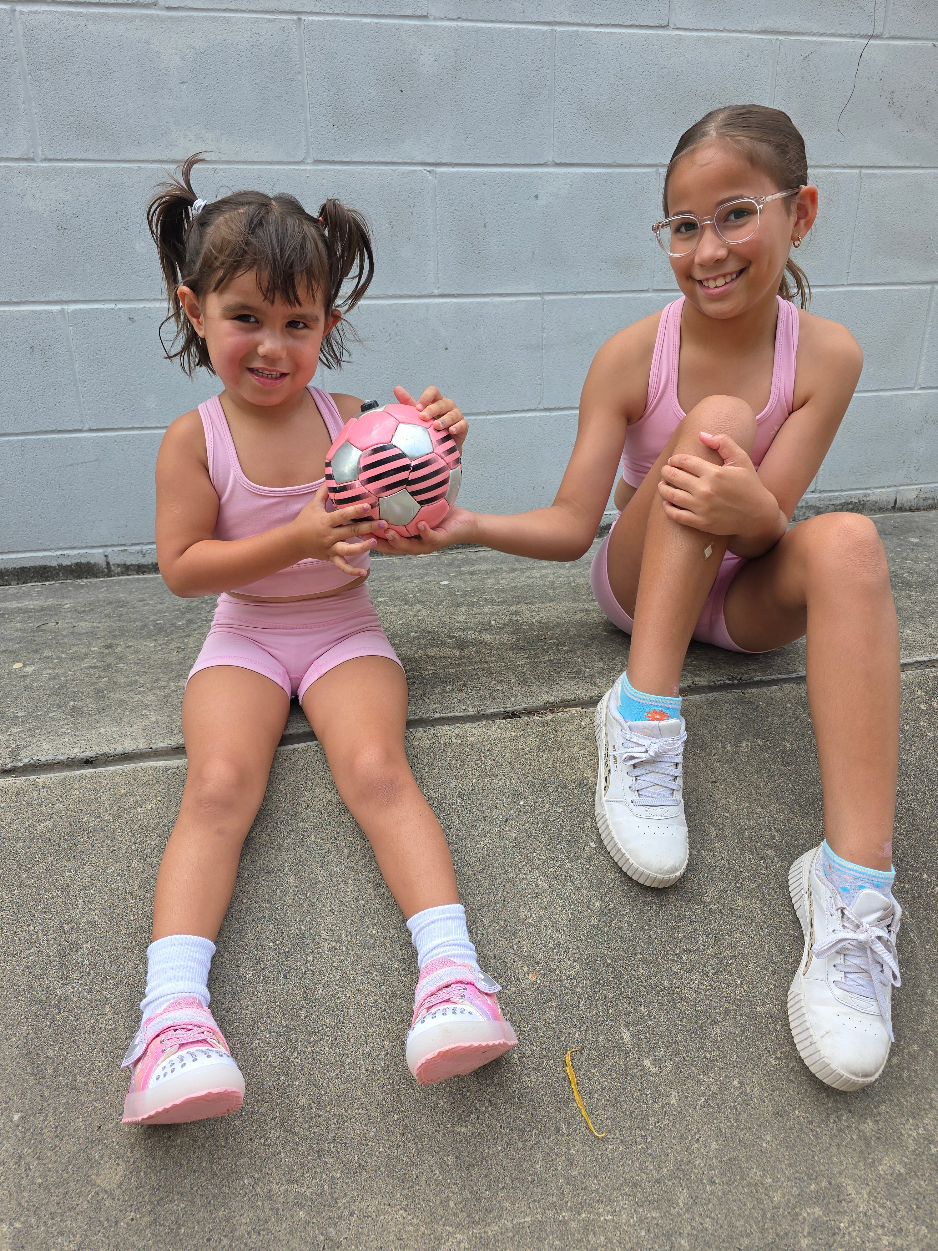 Bubblegum Pink Kids 4 inch shorts