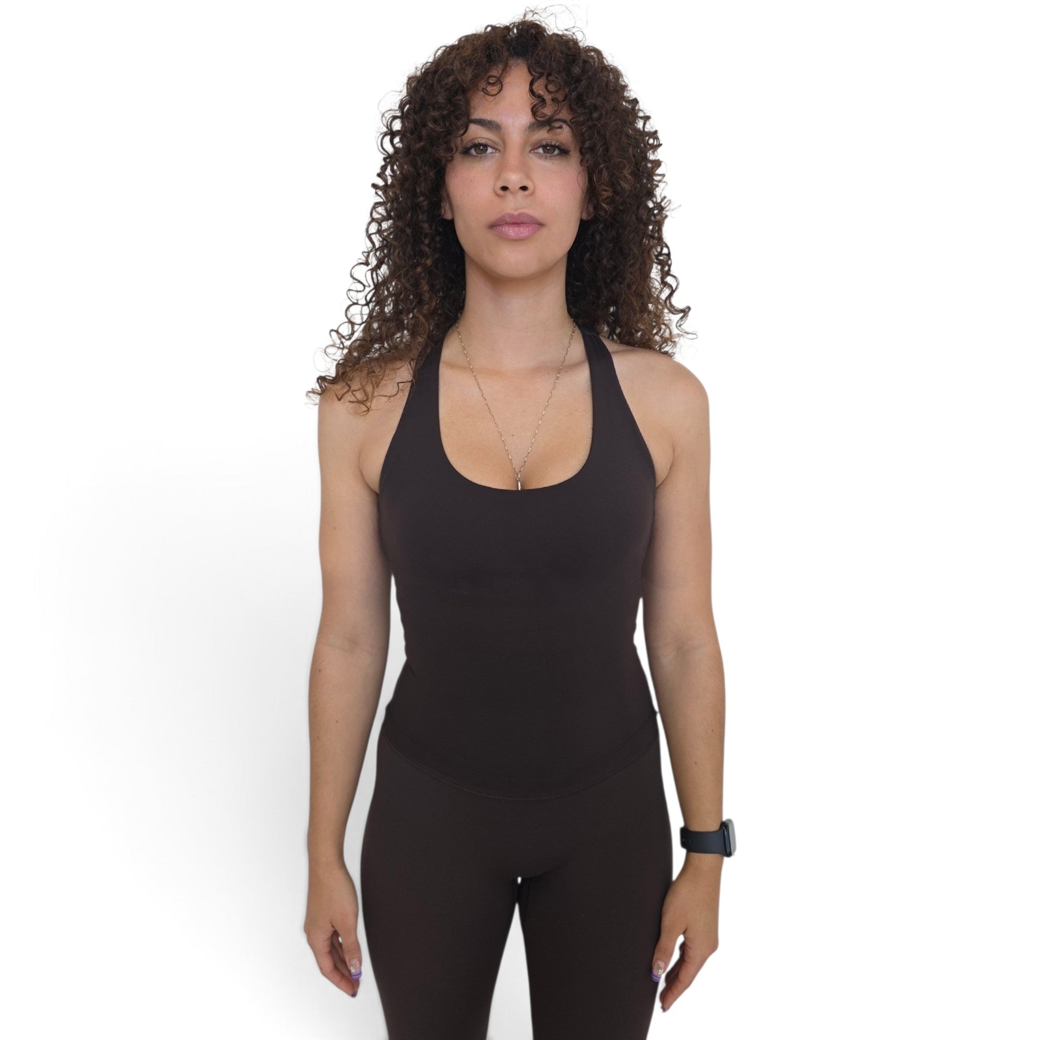 Chocolate Racerback Tank