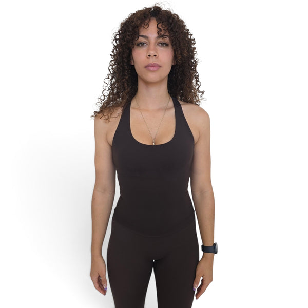 Chocolate Racerback Tank